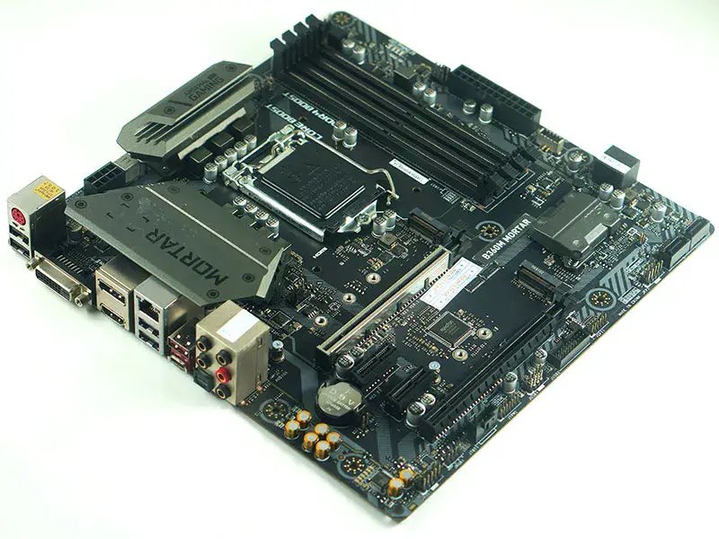 MSI B360M MORTAR Placa-mãe Micro-ATX para CPU Intel B360 DDR4 M.2 USB3.1 Gen2 TYPEC 64G 1151