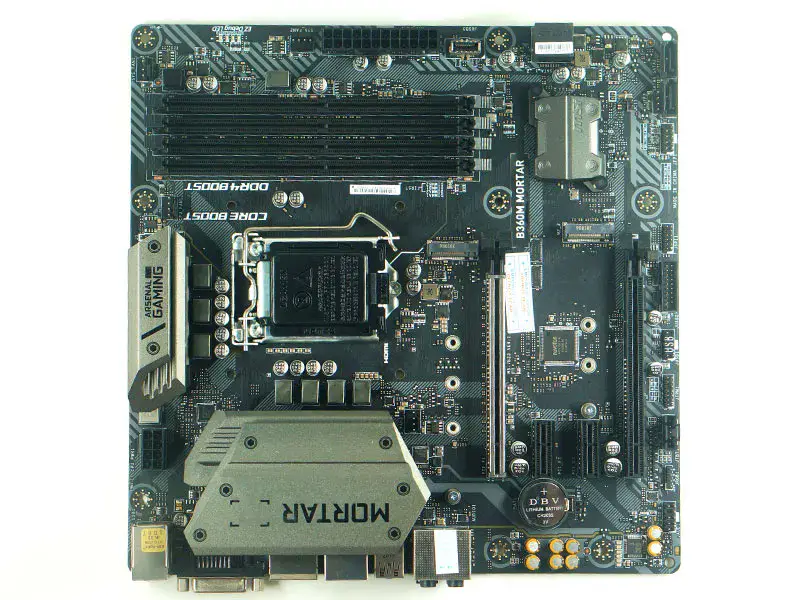 MSI B360M MORTAR Placa-mãe Micro-ATX para CPU Intel B360 DDR4 M.2 USB3.1 Gen2 TYPEC 64G 1151