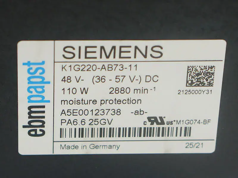 Ventilador Ebmpapst K1G220-AB73-11