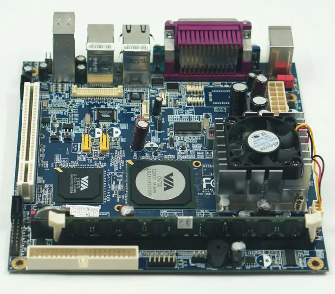 Placa-mãe VIA POS para placa-mãe VIA VB7007 Mini-ITX 17*17