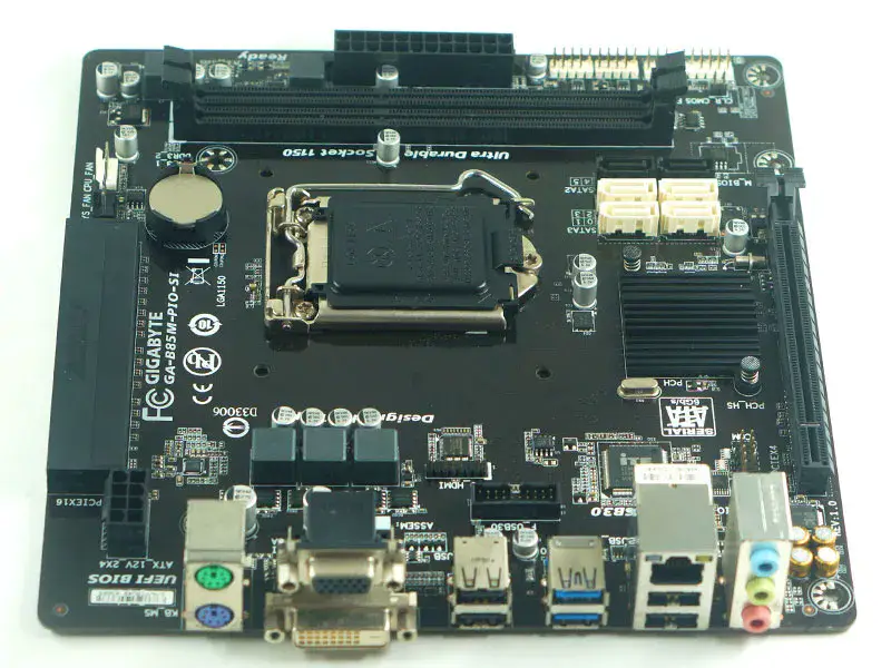 Placa-mãe Gigabyte GA-B85M-PIO-SI B85 Socket LGA1150