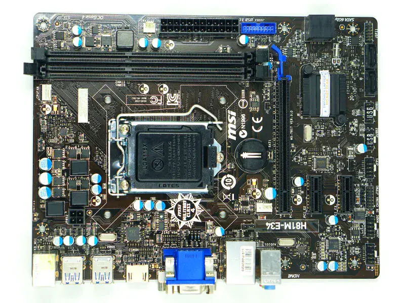 MSI H81M-E34 Placa-mãe LGA1150 DDR3