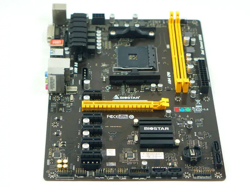 Placa-mãe Biostar TB350-BTC Soquete AM4 DDR4