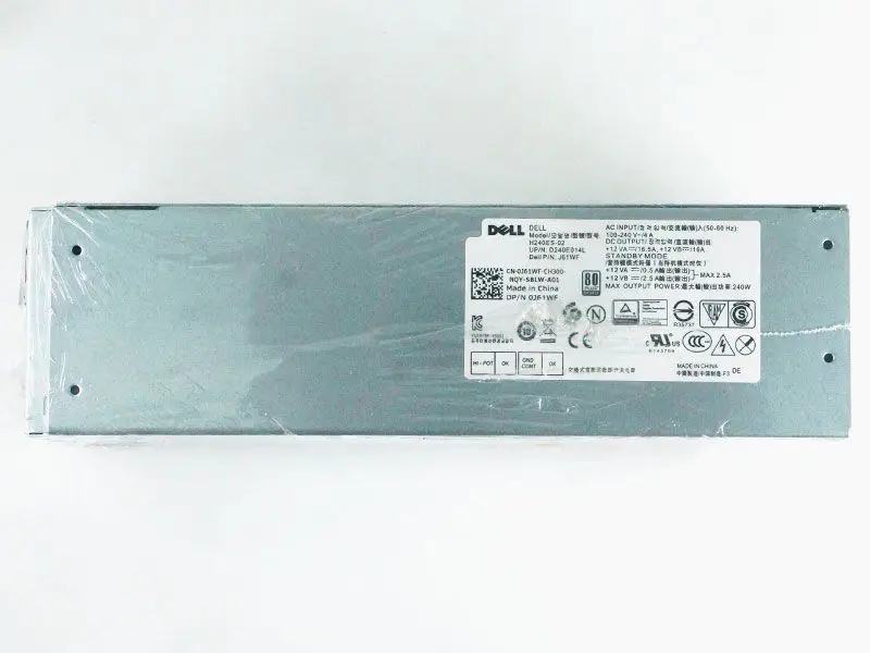 Fonte de alimentação J61WF H240ES-02 240W SMPS 6PIN 4PIN para Optiplex 3050MT/5050MT/7050MT V3668 V3669 MT