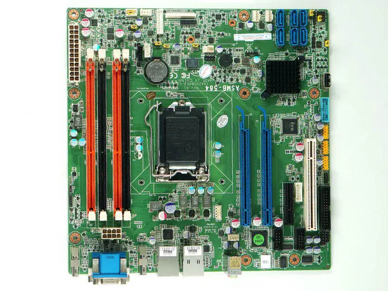 Placa-mãe Advantech ASMB-584 REV.A1 ASMB-584G2 19A2058403-01