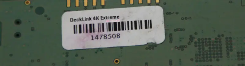 Placa de captura Blackmagic Design DeckLink 4K Extreme