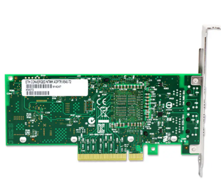 Placa adaptadora de rede convergente original Intel X520-T2 X540-T2 10Gps RJ45 PCI-E E10G42BT Ethernet