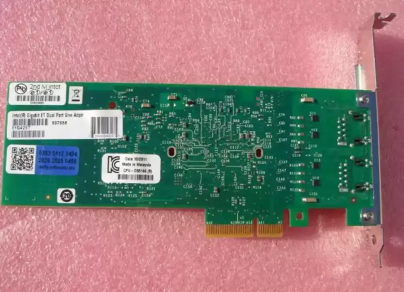 Placa de rede Gigabit Ethernet PCI-e 82576 de porta dupla Intel E1G42ET E1G42ETG1P20