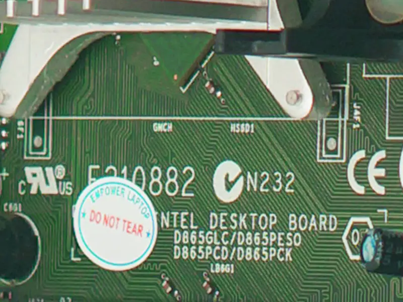 Placa-mãe Intel E210882 D865GLC/D865PESO/D865PCD