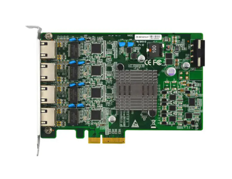 EFT-140 Placa de rede industrial Gigabit PCIE X4 POE de alto desempenho com suporte para saída PSE simultânea de 4 canais