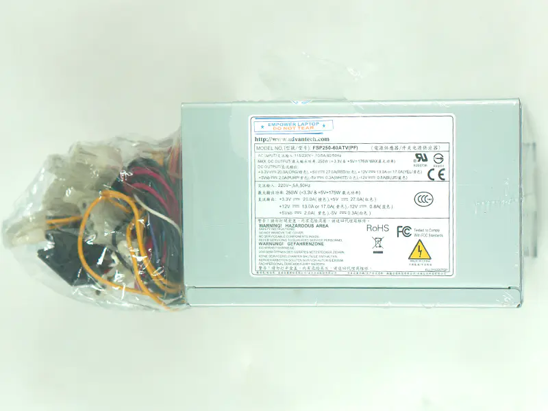 PSU para FSP Advantech ATX -5V 610L 250W Fonte de alimentação FSP250-60ATV(PF) FSP250-60GTV PS8-250ATX-ZE