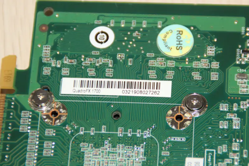 Placa gráfica Quadro FX1700 512M PCI-E DVI*2