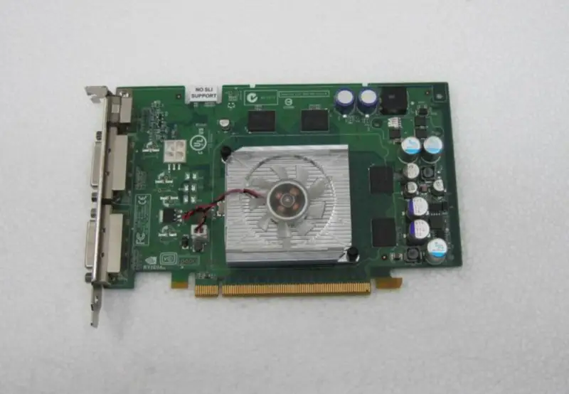 Placa gráfica profissional Quadro FX550 128M 128bit DDR3 PCI-E com interface DVI dupla