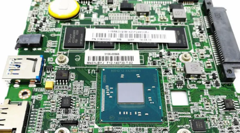 Placa-mãe para computador portátil Lenovo Flex10 Flex 10 W8P 31900002 N2807U 4GB RAM BM5338 placa-mãe