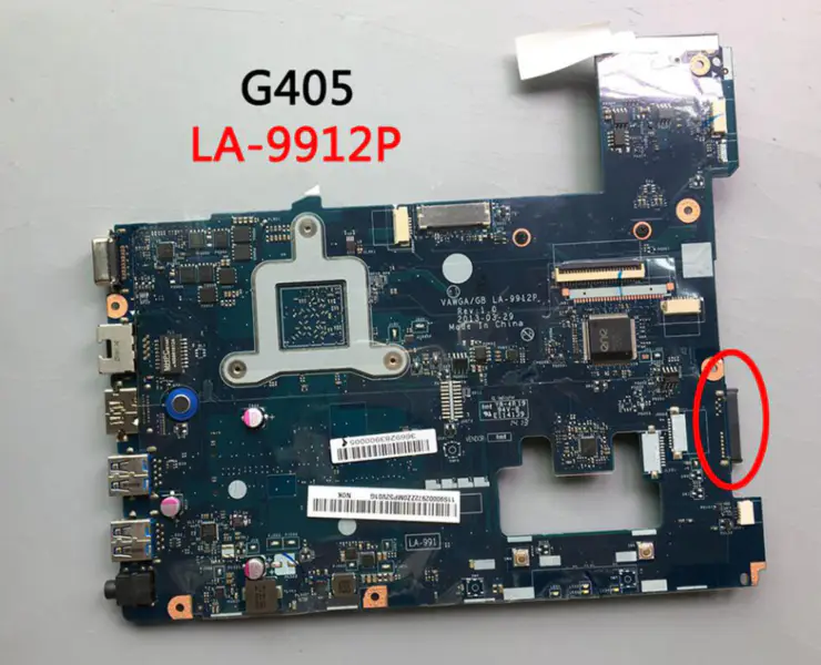 Placa-mãe Lenovo G405 G505 LA-9912P
