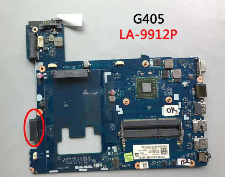 Placa-mãe Lenovo G405 G505 LA-9912P