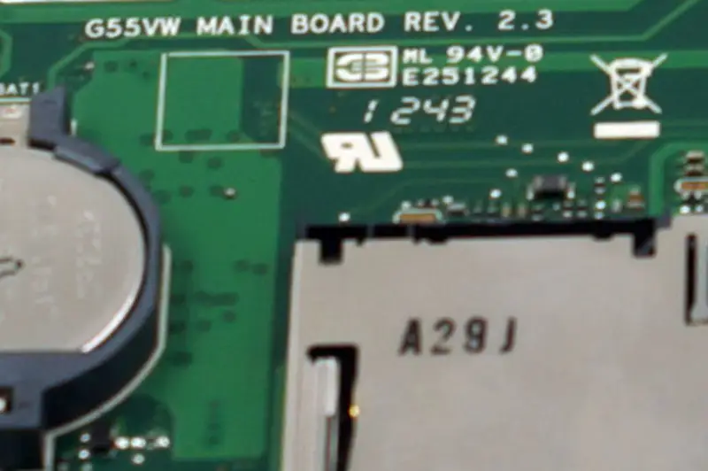 Placa-mãe Asus G55VW