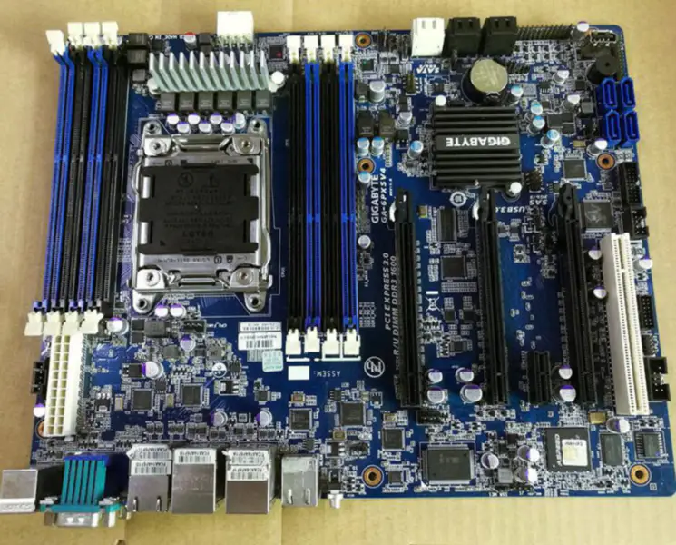 Gigabyte GA-6PXSV4 6PXSV4 LGA2011 Placa-mãe de servidor Gigabit com suporte para E5 V1/V2