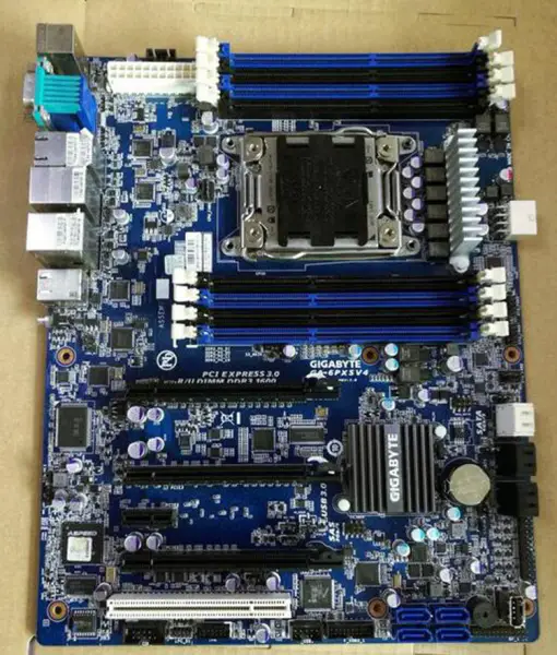 Gigabyte GA-6PXSV4 6PXSV4 LGA2011 Placa-mãe de servidor Gigabit com suporte para E5 V1/V2