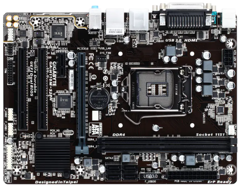 Gigabyte GA-H110M-S2PH Placa-mãe LGA1151/DDR4/Mini-ITX