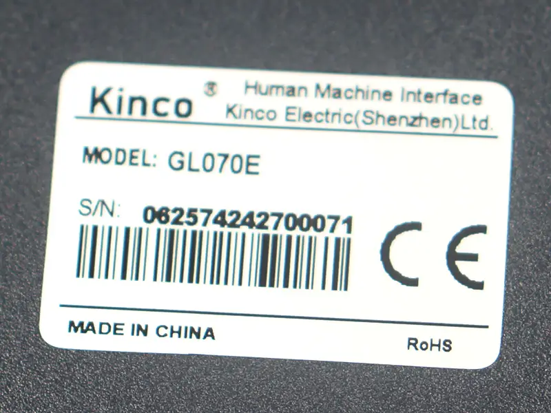 Kinco GL070E HMI Ecrã tátil de 7 polegadas