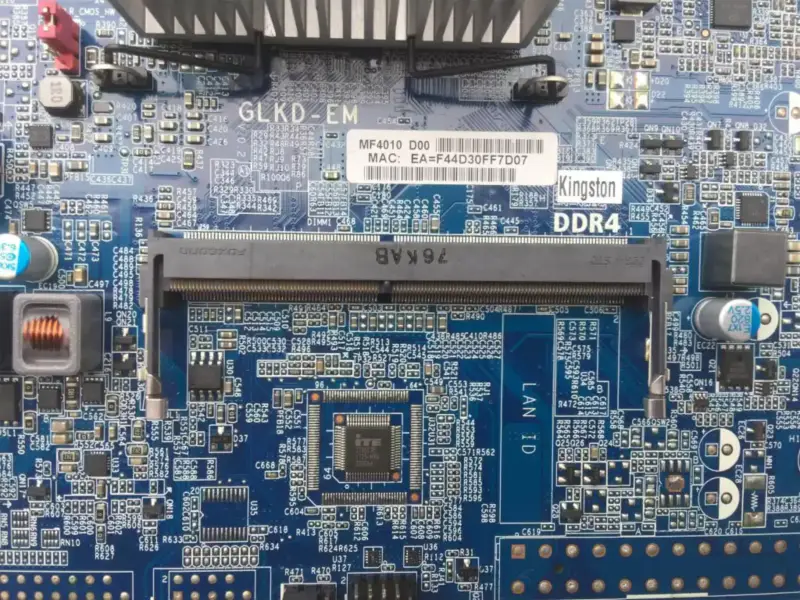 Placa-mãe ECS GLKD-EM J4005U/EMCC64G 17X19