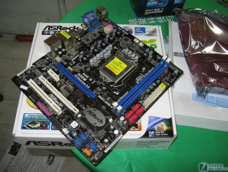 Placa-mãe ASRock H55M H55 LGA1156 SATA2 USB2.0