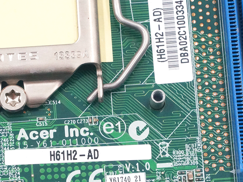 Placa-mãe Acer LGA 1155 H61H2-AD