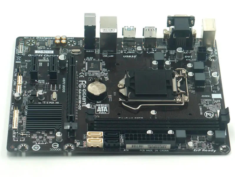 Placa-mãe Ga H81 Ddr3 Suporte para CPU de 4ª geração Lga1150 Ddr3 Ga H81m D2