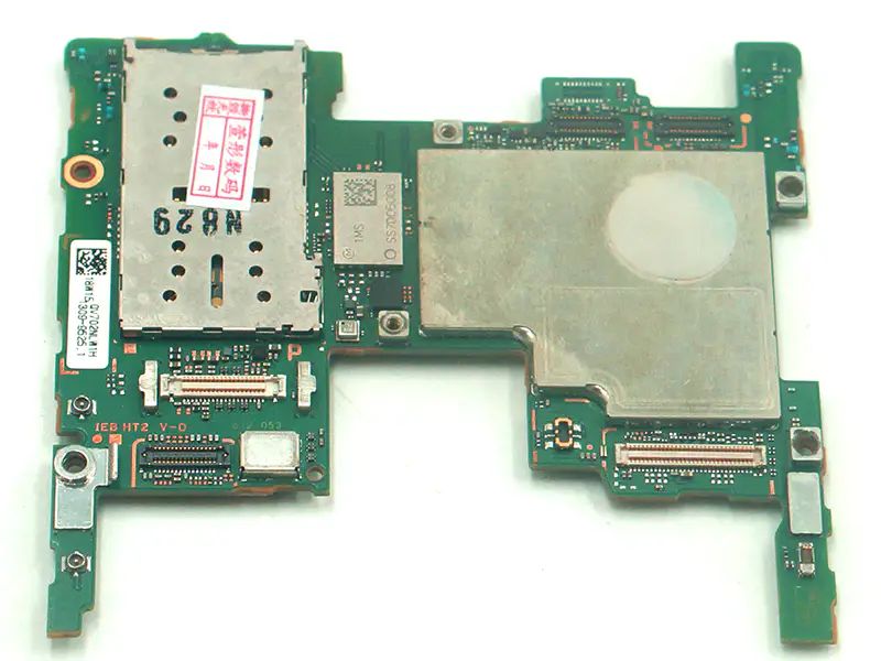 Placa-mãe do Sony XZ2 H8216 com uma única ranhura para cartão SIM