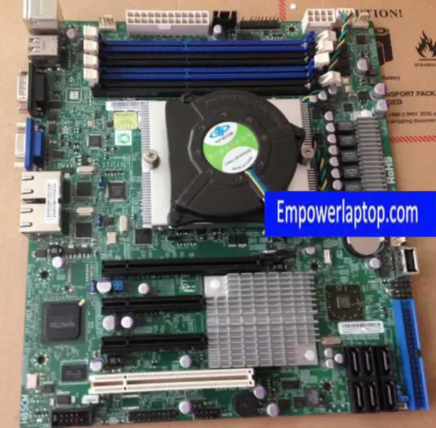 A placa-mãe SuperMicro H8SCM SR5650 DDR3 C32 suporta 4/6/8 núcleos com ventilador de CPU