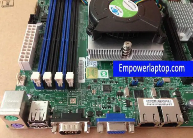 A placa-mãe SuperMicro H8SCM SR5650 DDR3 C32 suporta 4/6/8 núcleos com ventilador de CPU