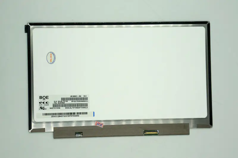 12,5 polegadas BOE LCD LP125WH2 TPB1 HB125WX1-100 HB125WX1-200 para HP EliteBook 820 Ecrã LCD 30pin