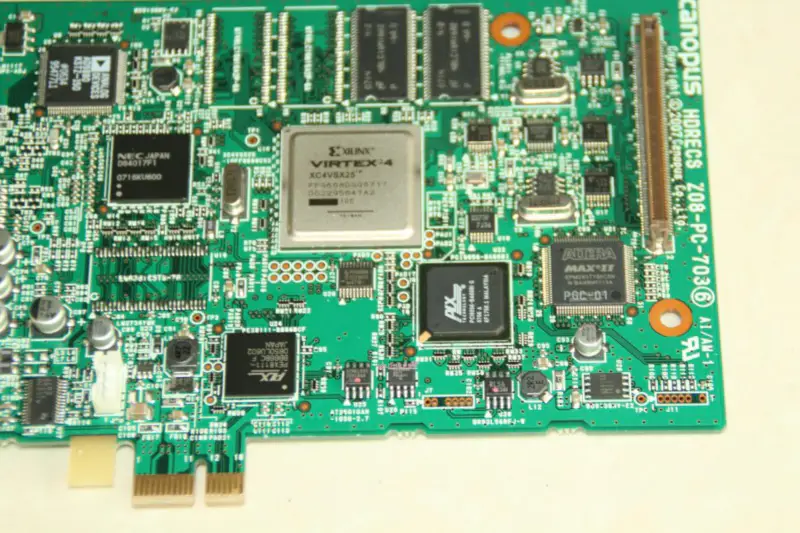 Placa de aquisição de edição de vídeo em tempo real multiformato Canopus HDRECS Z08-PC-703 Pegasus