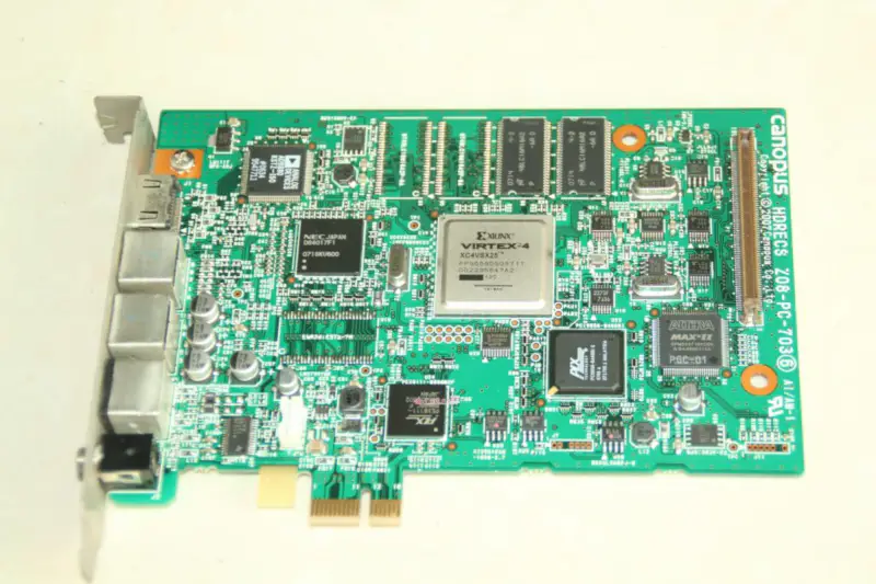 Placa de aquisição de edição de vídeo em tempo real multiformato Canopus HDRECS Z08-PC-703 Pegasus