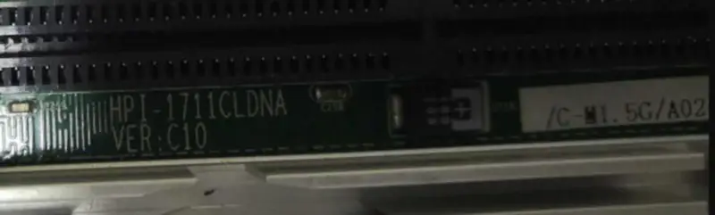 Placa-mãe industrial EVOC HPI-1711CLDNA VER:C10 PCISA