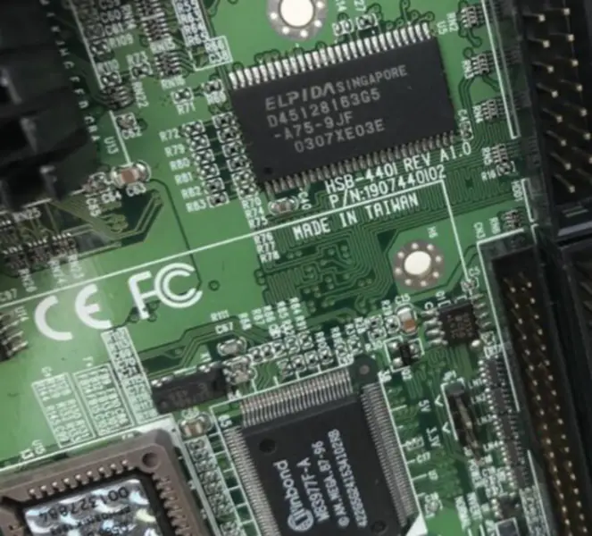 Placa-mãe industrial AAEON HSB-440I REV A1.0 Placa CPU ISA de tamanho médio