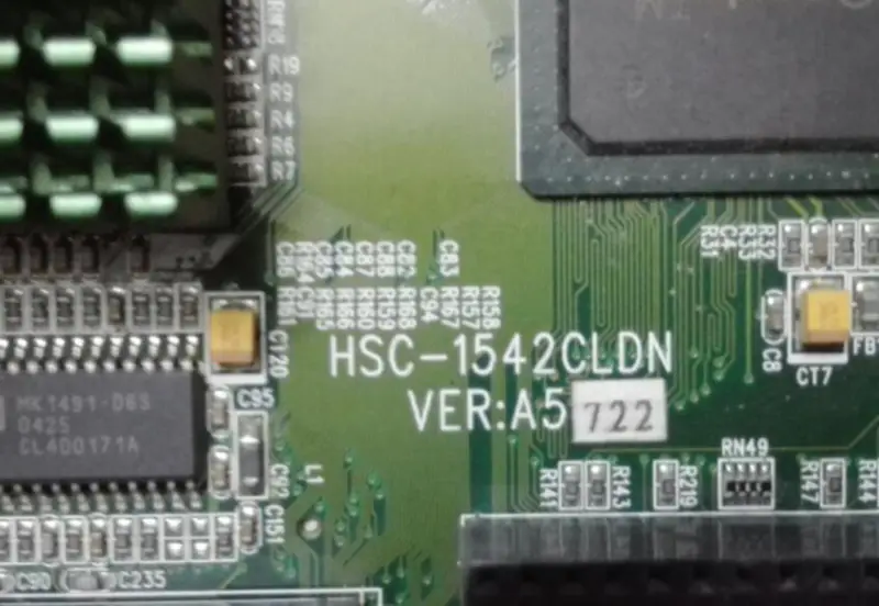 EVOC HSC-1542CLDN VER:A5 Placa-mãe para equipamento de controlo industrial