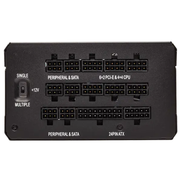 Cors Air Power 1200w Hx1200 Fonte de alimentação de secretária 80 Plus Fonte de alimentação Platinum Full Module Pcie5 Support Rtx 4090 Rps0077