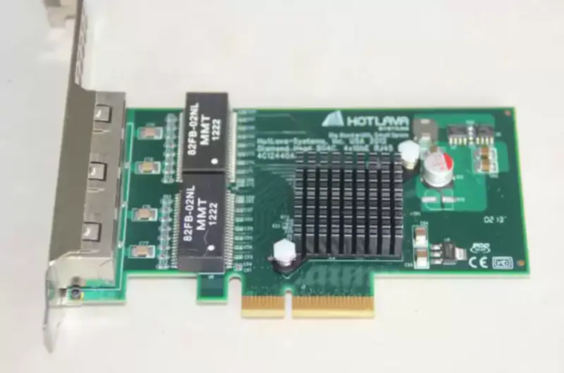 HOTLAVA INTEL I350 ADAPTADOR DE SERVIDOR ETHERNET Placa de rede PCI-E X8 de 4 portas