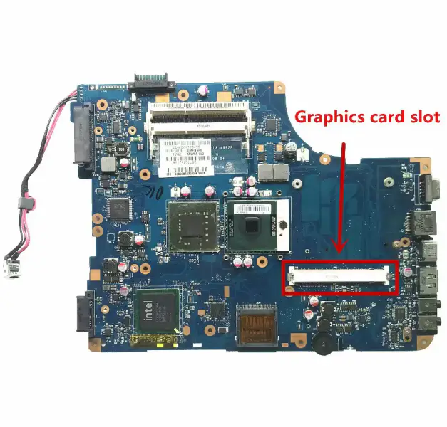 Toshiba Satellite L500 L550 L555 KSWAA LA-4982P K000086430 Placa-mãe para computador portátil com gráficos dedicados