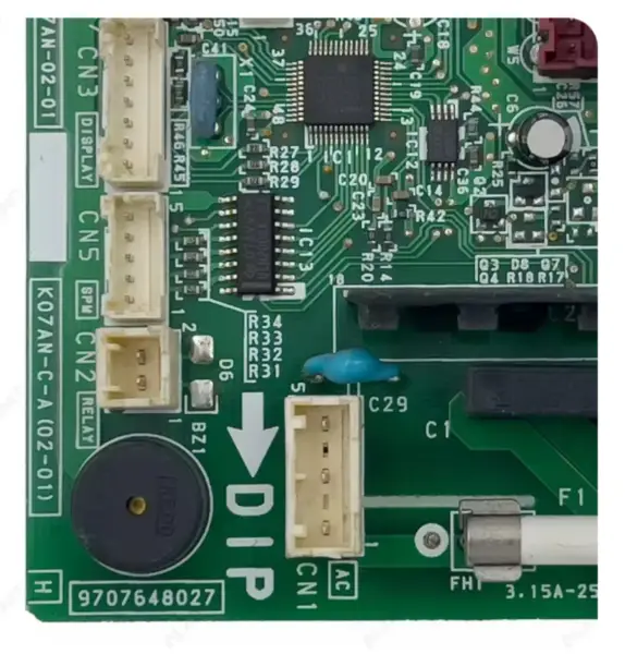 Placa de controlo do ar condicionado Fujitsu K07AN-C-A(02-01) Circuito PCB K07AN-02-01 9707648027