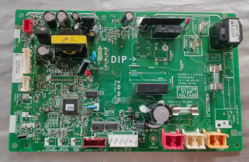 Fujitsu K07BS-C-A(05-02) K07BS-05-02 9707656053 Placa do ar condicionado