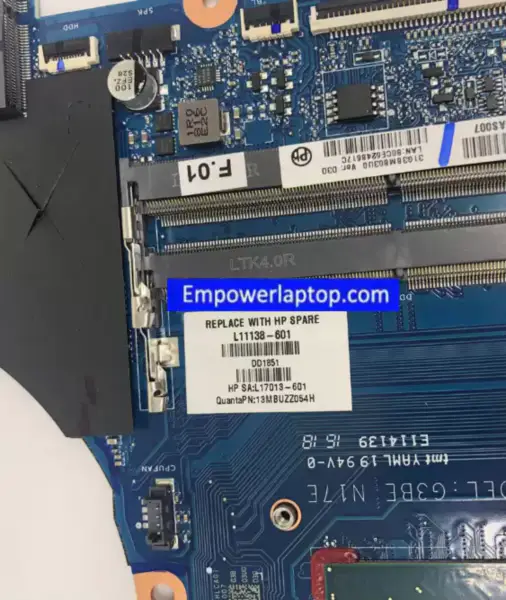 Placa-mãe HP TPN-Q195 17-AN 17T-AN G3BE N17E DAG3BAMBAF0 L11138-601 L11138-001 L11138-501