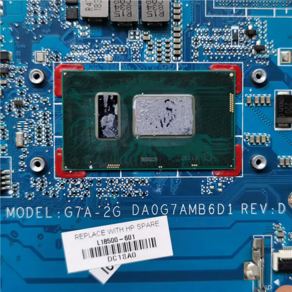 Placa-mãe HP Pavilion 14-CE TPN-Q207 DA0G7AMB6D1 L18500-601