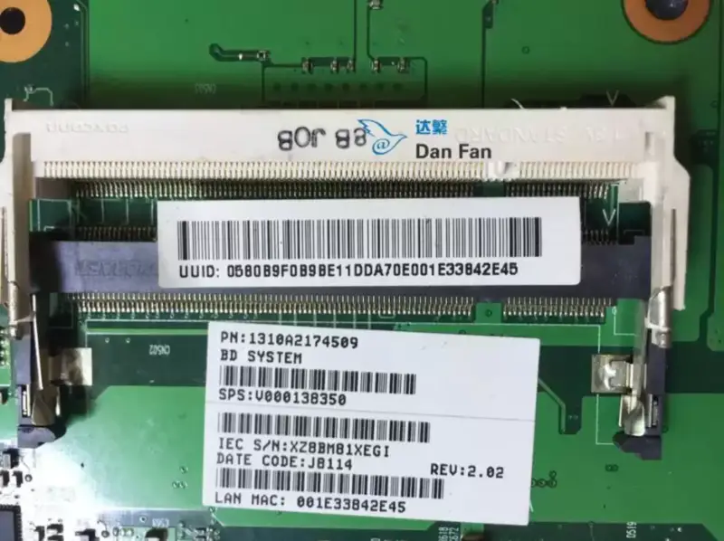 Toshiba Satellite L305D V000138350 Placa-mãe