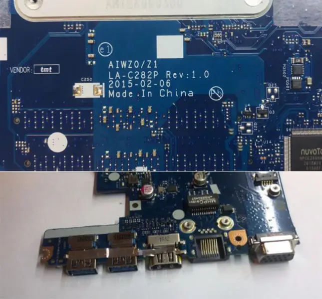 Placa-mãe para portátil Lenovo LA-C282P Z51-70 Y50C I7 5500U CPU R9 M375 2G GPU
