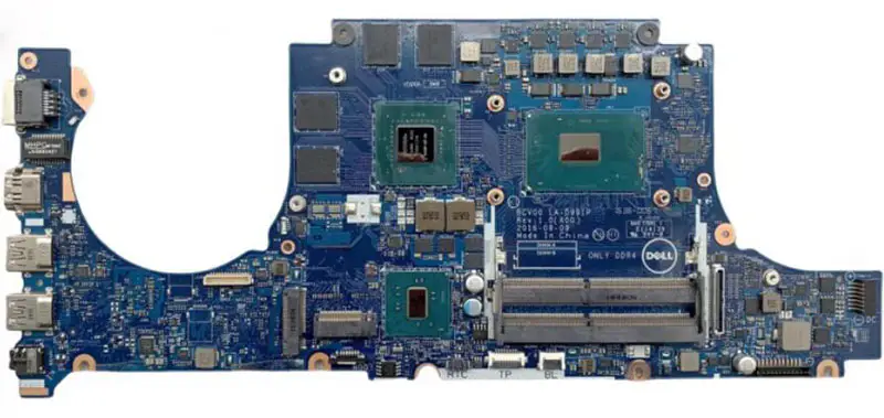 Placa-mãe DELL Inspiron 14-7466 15-7566 LA-D991P