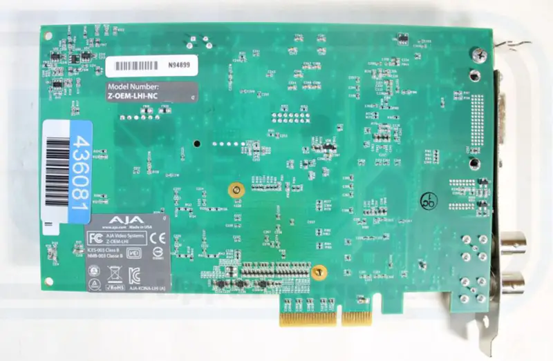 Placa de captura de vídeo HDMI PCI-e AJA Kona LHi (A) Z-OEM-LHI-NC