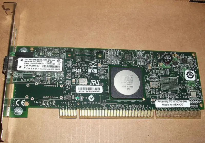Placa HBA FC Emulex LP1150 PCIx 4GB de porta única